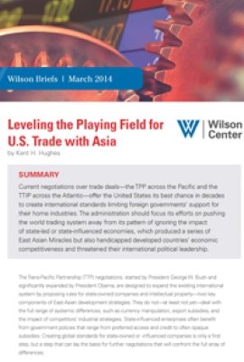 Leveling the Playing Field for U.S. Trade with Asia
