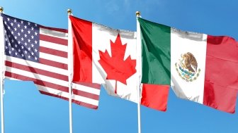 US Mex Canada Flags