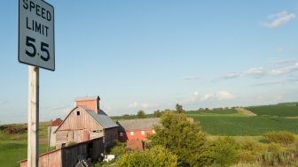 farm and house in Amana Colonies, Iowa