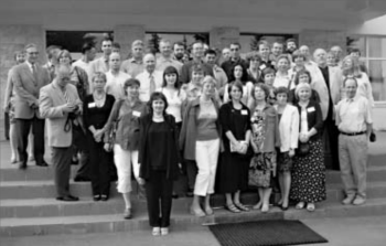 Group photo of Kennan alumni conference in Moscow, 2004