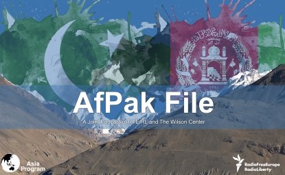 An image of mountains with the flags of Pakistan and Afghanistan in the background.