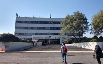 Headquarters of the Instituto Nacional Electoral (INE) Tlalpan, Mexico City.