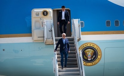 Biden Getting Off Air Force One