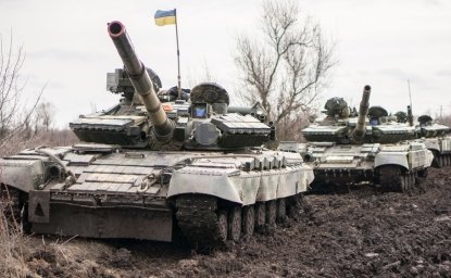 Ukrainian tanks