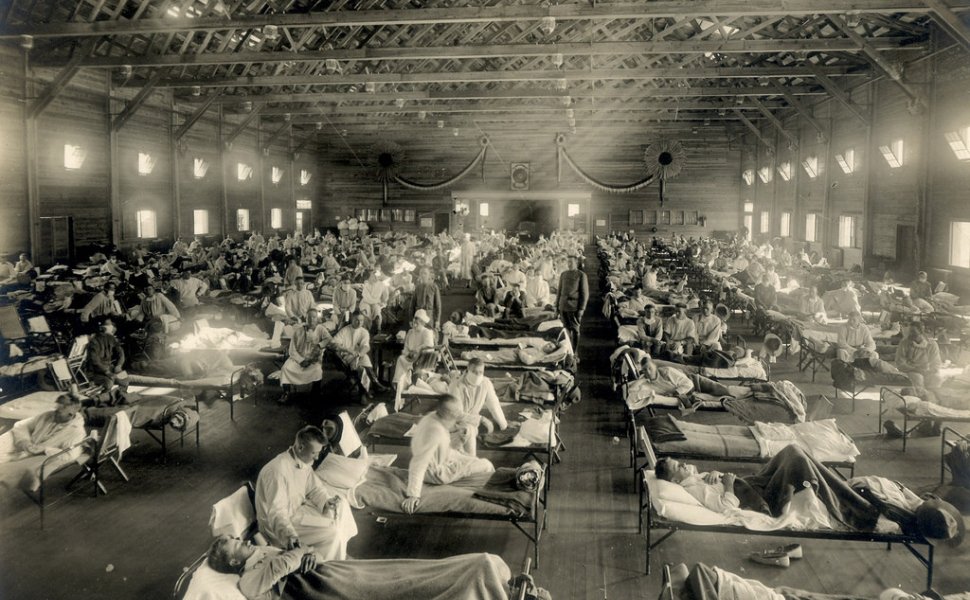 1918 Influenza Emergency Hospital in Kansas
