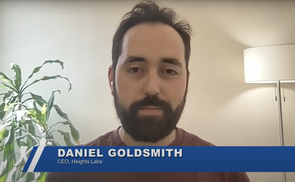 Daniel Goldsmith speaking during a Blockchain Explained episode 