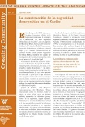 La Construcción de la Seguridad Democrática en el Caribe