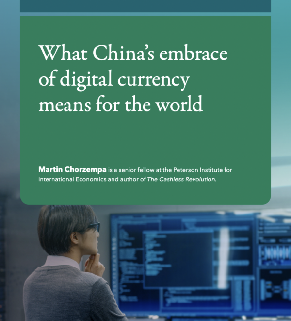 What China’s embrace of digital currency means for the world cover