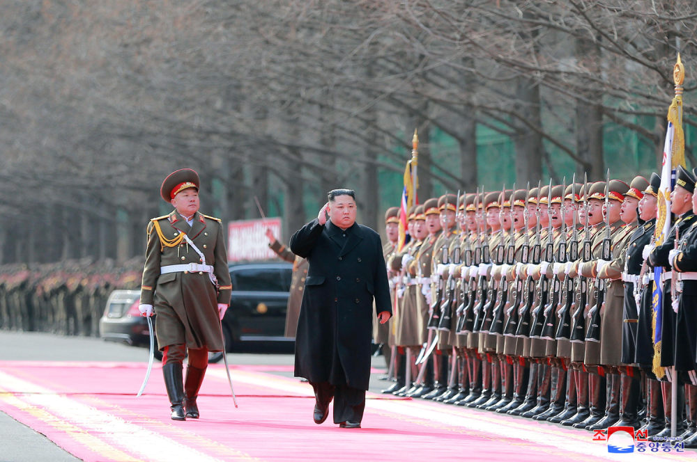 Kim Jong Un visits Ministry of the People's Armed Forces