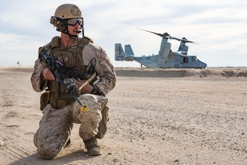 Expeditionary Airmen support Marine rescue mission in war against ISIS