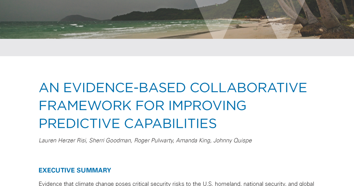 An Evidence-Based Collaborative Framework for Improving Predictive ...