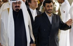 King Abdullah and Ahmadinejad