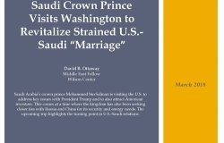 Saudi Crown Prince Visits Washington to Revitalize Strained U.S.-Saudi “Marriage”