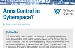 Arms Control in Cyberspace?