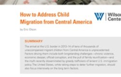 How to Address Child Migration from Central America