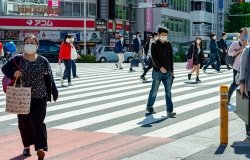 Tokyo, Japan during the COVID-19 pandemic in May 2020.