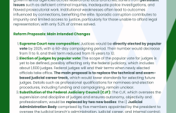 On February 5, 2024, President López Obrador proposed the most substantive judicial reform (Plan “C”) in Mexico’s recent history arguing that the Judicial Branch is corrupt, inefficient and only serves the elites.