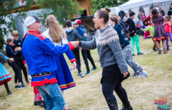 Sydisdans at Sámi music festival. Photo courtesy of Riddu Riđđu.