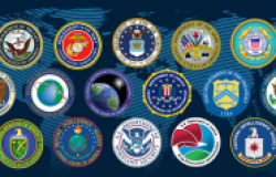 Emblems of U.S. intelligence agencies