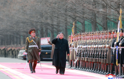 Kim Jong Un visits Ministry of the People's Armed Forces