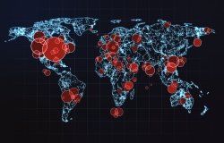 Hotspots on a global map