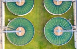waste recycling facilities from above
