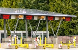 Closed U.S. Border Point of Entry 
