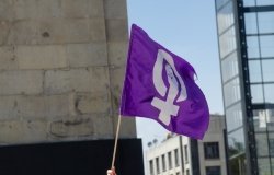 Feminist march against gender violence, March 8 in Mexico thousands of women protest in the streets 