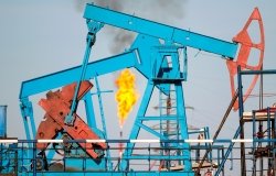 image of pumping oil wells 