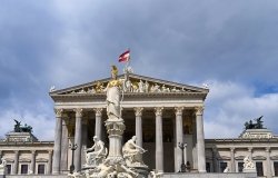 Image of the Austrian parliament in Vienna