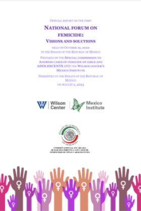 OFFICIAL REPORT ON THE FIRST NATIONAL FORUM ON FEMICIDE: VISIONS AND SOLUTIONS